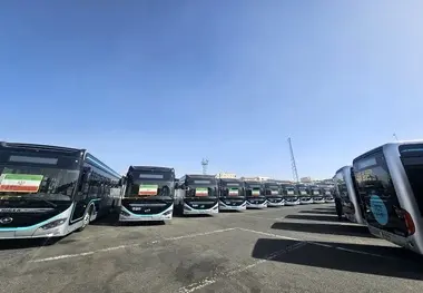 بارگیری ۵۰ اتوبوس برقی در چین به مقصد ایران