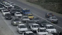 ترافیک سنگین در آزادراه کرج_تهران