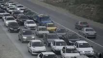 ترافیک سنگین در آزادراه کرج_تهران
