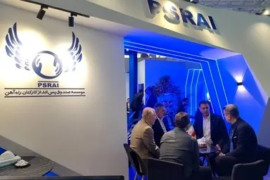 لحظه‌ نگاری از نخستین روز حضور موسسه صندوق پس انداز کارکنان راه آهن در ششمین نمایشگاه حمل‌ ونقل