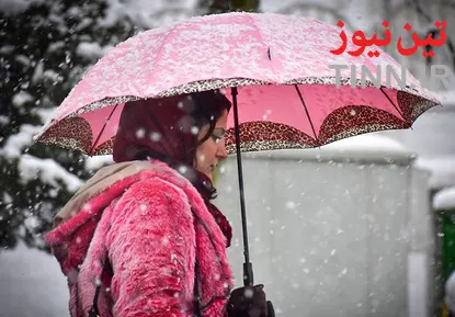 بارش سنگین برف در گیلان