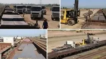 تخلیه موفق ۲۰۰۰ تن اسلب در ایستگاه راه آهن رشت