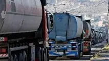 توقف ۲۲ کامیون عراقی پشت مرزهای ایران