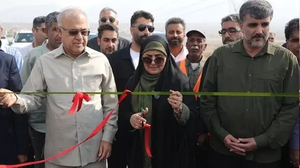 گزارش تصویری | افتتاح پل شور در محور بندرعباس حاجی آباد  