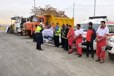 مانور پیشگیری از حوادث در جاده های پرتردد البرز