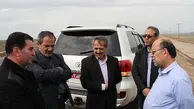 بازدید از محور در حال احداث کلور- درام در استان اردبیل 