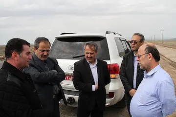 بازدید از محور در حال احداث کلور- درام در استان اردبیل 