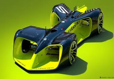 ساخت اولین اتومبیل مسابقه‌ای خودران