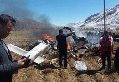 سقوط مرگبار بالگرد در 