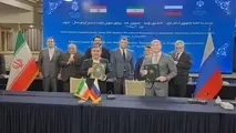 امضای قرارداد اجرایی راه آهن رشت آستارا  توسط نمایندگان ایران و روسیه 