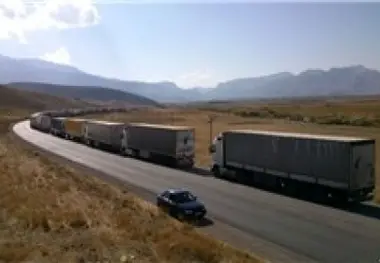 کامیون‌‌های ایرانی مقام دوم ترانزیت کالا در خاک ترکمنستان را کسب کردند