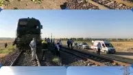  یک فوتی در تصادف قطار و کامیون 
