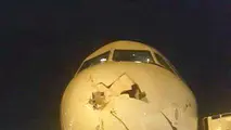 برخورد پرنده با دماغه هواپیمای تفلیس- تهران/ کسی در این حادثه آسیب ندید