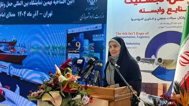 افتتاح نهمین نمایشگاه حمل و نقل و لجستیک توسط فرزانه صادق وزیر راه و شهرسازی