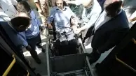 بازدید جانبازان قطع نخاعی آسایشگاه امام خمینی (ره) از اولین اتوبوس مناسب سازی شده ویژه معلولان