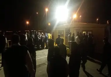 تجمع رانندگان فرودگاه امام در پی مرگ یک راننده