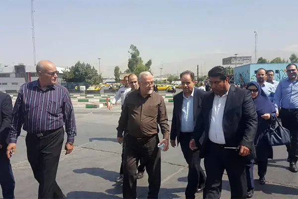 بازدید معاون وزیر راه از پایانه غرب تهران