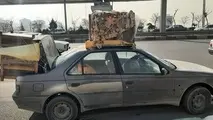 برخورد پلیس با حمل بار نامتعارف با وسایل نقلیه