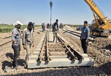 ایستگاه راه آهن سیاه چشمه آماده بهره برداری از خط دوم