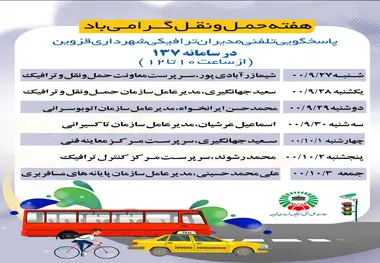 پاسخگویی مستقیم مدیران ترافیکی قزوین در مرکز 137