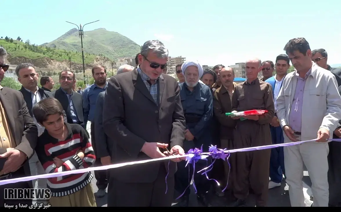 افتتاح پل درخشانی در شهر بانه
