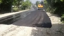 اجرای عملیات روکش آسفالت راه‌های روستایی در مازندران