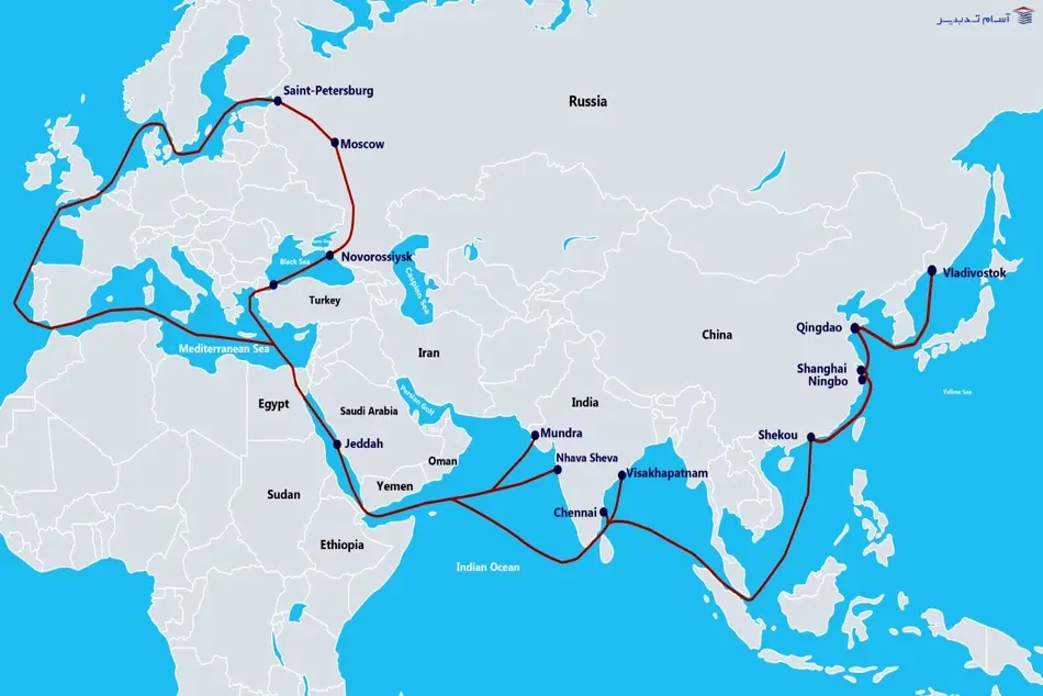 پیش بینی افزایش ۱۷ درصدی حمل و نقل کانتینری بین روسیه و هند در سال ۲۰۲۳