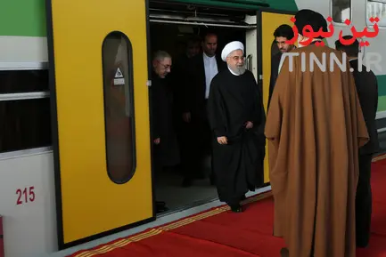 سفر مترویی دکتر روحانی به هشتگرد