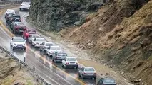 ترافیک سنگین در محور چالوس و آزادراه قزوین کرج 