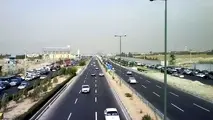 جدول وضعیت ترافیک لحظه‌ای راه‌های اصلی و فرعی استان تهران - ۱