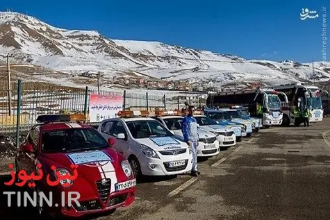 گزارش تصویری تجهیزات زمستانی پلیس راه