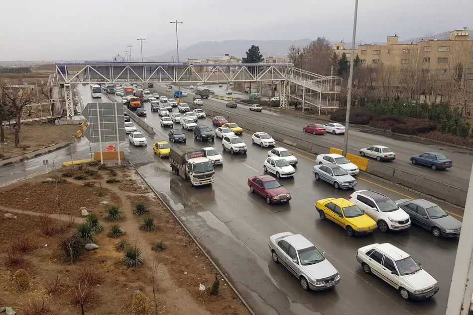 جاده مرز ریمدان مسدود شد/ ترافیک سنگین در آزادراه قزوین-کرج-تهران