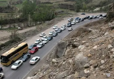 آخرین وضعیت جاده های شمالی؛هراز نیمه سنگین
