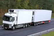 فیلم | مهارت راننده کامیون در مانور میلیمتری از کنار یک مانع خاص