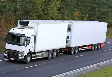 فیلم | مهارت راننده کامیون در مانور میلیمتری از کنار یک مانع خاص