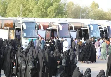 ۶۵۰۰ اتوبوس برای بازگشت زائران از مرز مهران اعزام می‌ شود