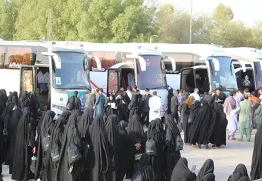 ۶۵۰۰ اتوبوس برای بازگشت زائران از مرز مهران اعزام می‌ شود