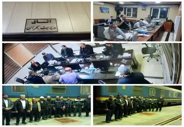 ستاد مدیریت بحران راه‌ آهن شمال۱ مانور برگزار کرد
