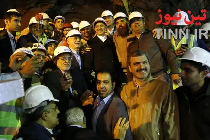 مراسم اتمام عملیات حفاری تونل شرقی البرز