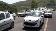ترافیک سنگین در آزادراه‌ های قزوین- کرج و ساوه- تهران
