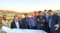 بازدید معاون سازمان برنامه و بودجه کشور از پروژه های راهسازی کردستان 
