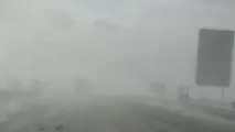بارش برف برخی جاده های استان زنجان را در برگرفته است