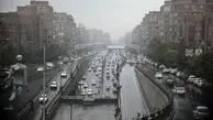بارش برف و باران در محورهای برون شهری تهران و ۱۴ استان کشور