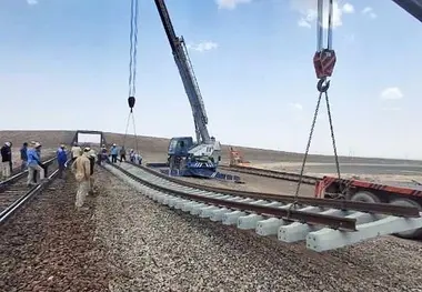 عملیات بهسازی خط آهن سیاه‌ چشمه تا رشت آغاز شد