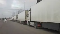 روان  سازی نسبی تردد کامیون  های صادراتی در مرز آستارا