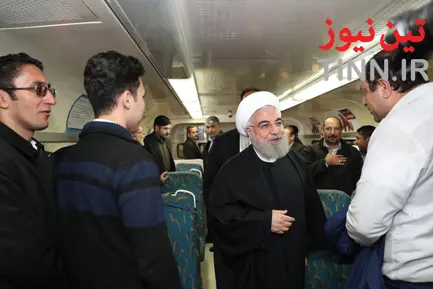 سفر مترویی دکتر روحانی به هشتگرد