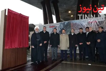 افتتاح منطقه یک ازاد راه تهران - شمال