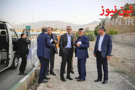 بازدید دوره‌ای معاون حمل‌ونقل و ترافیک شهرداری تهران و مدیران این معاونت از پروژه‌های حمل و نقل و ترافیک شهرداری منطقه ۴