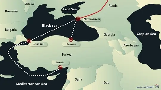سرویس چندوجهی جدید از روسیه به ترکیه