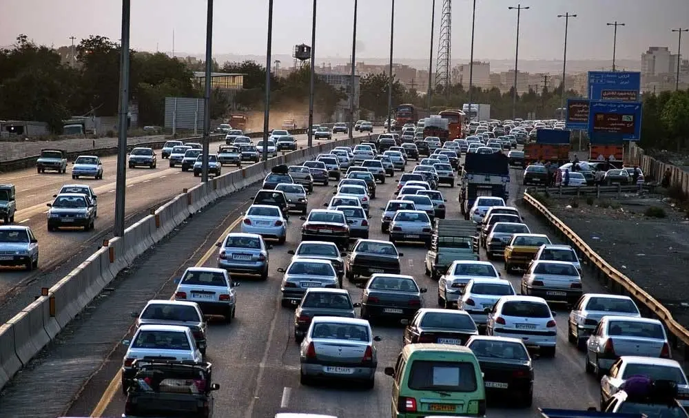 وضعیت ترافیک معابر تهران در صبح چهار‌شنبه